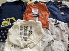 ハングリーハート　近鉄トレーナー等のりもの洋服5点セット　　90サイズ