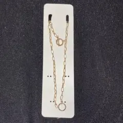 ラリエットチェーンサークルネックレス ゴールド　ユニセックス　最終値下げ