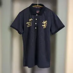 Admiral レディース ゴルフシャツ 半袖 ネイビー