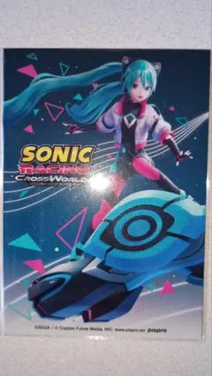 イオン特典のみ　初音ミクマグネット　未開封　ソニックレーシング
