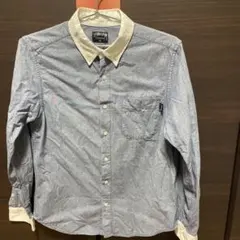 Stussy 長袖シャツ Sサイズ ブルー/ホワイト ボタンダウンシャツ‼️のサムネイル