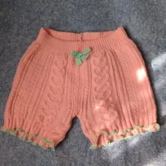 【未使用】PEACH JOHN ケーブル編み毛ショートパンツ