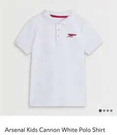 Arsenal キッズ ベイビー ポロシャツ 2-3歳 ホワイト白　アーセナル