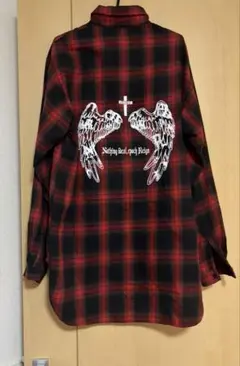 NieR LONG SHIRT RED CHECKERED WINGのサムネイル