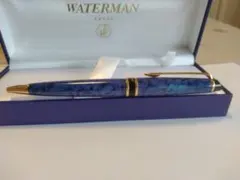希少 MIKIMOTO パール付き ボールペン 水色 マーブル - メルカリ