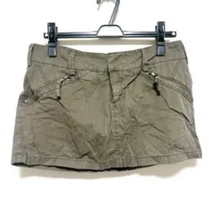 美品 フォーエバー21 ミニ スカパン 無地 【M】茶 綿 アクティブのサムネイル