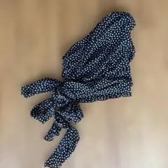 ZARA ドット柄 ヘアバンド ブラックのサムネイル