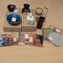 千趣会　はなのうつわ　未使用品　6点　ベルメゾン　おまけ付きのサムネイル
