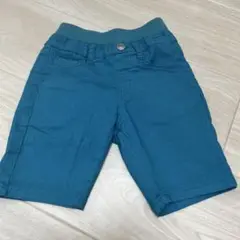 ターコイズブルー　ハーフパンツ　100