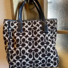 COACH コーチジャガードハンドバッグ未使用