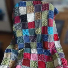 手編ミブランケット