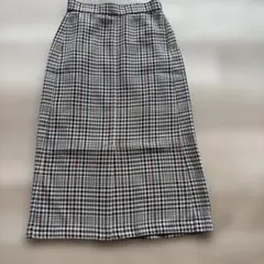 GU グレンチェック柄 タイトスカート