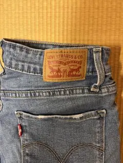 Levi’s 721 high rise skinny ライトブルー