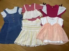 【petit main 他】女の子 夏服6点セット 100&110