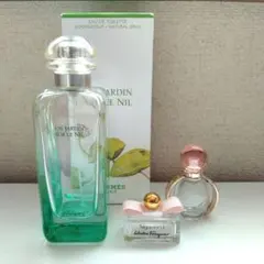 HERMES エルメス　ブルガリ　フェラガモ　香水空き瓶