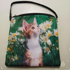 猫デザイン サコッシュバッグ