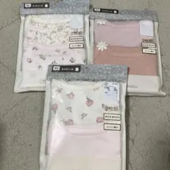 mamaraku 花柄　80 ピンク　キャミソール　ピンク　モモ　メッシュ編み