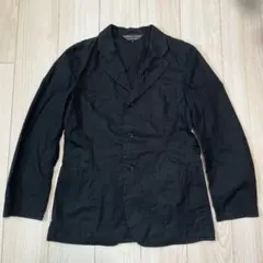 コムデギャルソンオム ジャケット コットン ネイビー S タイプライター