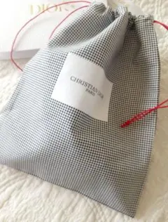 ディオール ノベルティ 巾着 千鳥格子