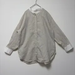 未使用級】PAJUU ロングシャツ スリープウェア Earth ベージュ L
