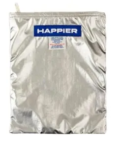 韓国限定　HAPPIER ポーチ シルバー　新品未使用　L
