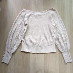 ジルバイジルスチュアート　リブニットオフショルダートップス　フリーのサムネイル