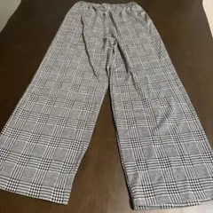 Zara kids 152cmチェック柄 ワイドパンツのサムネイル
