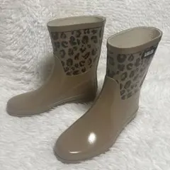 DOLCE&GABBANA レオパード レインブーツ 長靴 ドルガバ ヒョウ柄