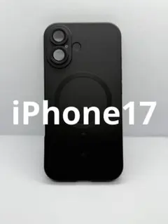 iPhone17 ブラック MagSafe ケース 新品　レンズ保護　2649