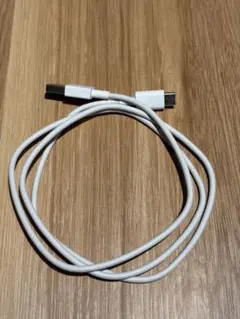 USB-A to USB-C ホワイトケーブル 約1m
