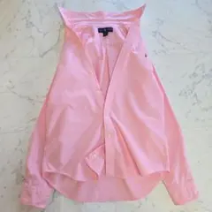人気♥️ラルフローレンシャツ ピンク 長袖シャツ レディース M相当