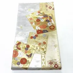 P3505 ○高級 正絹 唐織 六通 袋帯 鶴 - メルカリ