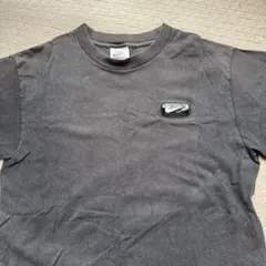 90s usa製OLD NIKE Black t-shirt M 刺繍エナメのサムネイル