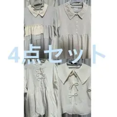 4点まとめ売り merry jenny ワンピース ブラウス リボン チェック