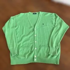 Ralph Lauren 春色！ライトグリーン カーディガン 160サイズ