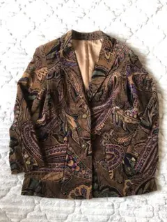 ペイズリー柄ジャケット