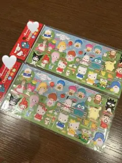 サンリオキャラクターずかんシール ２枚セット