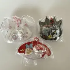 サンリオキャラクターズパッケージチャーム3点セット