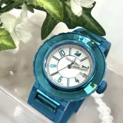 稼働品 美品 スワロフスキー 腕時計 5624385 Lucent ウオッチ - メルカリ
