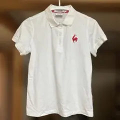 ルコックゴルフ　ホワイトポロシャツ　レディース LL