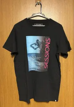 SESSIONS ブラック Tシャツ Lサイズ