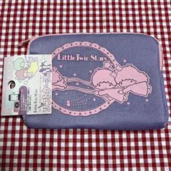 ★キキララ ★ソフトケース　Sanrio 2012年製　クッションポーチ　紫
