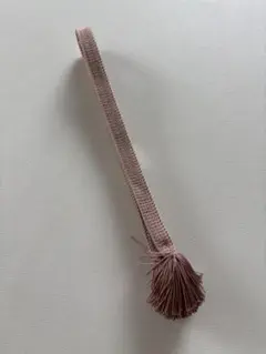 落ち着いたピンク系 単衣～夏 絹 帯締め 美品
