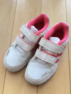 アディダススニーカー　18㎝　ピンク