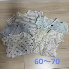 UNIQLO ベビー肌着 含む　ロンパースなど5枚セット 60-70cm