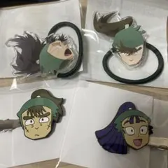 忍たま乱太郎　ヘアゴム 前髪クリップ　立花仙蔵　中在家長次　七松小平太