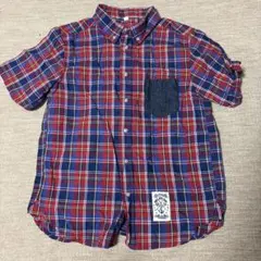 ピンクハウス ブラウス 半袖 デニム パッチワーク - メルカリ