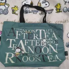 早期終了★アフタヌーンティー スヌーピー PEANUTS Vintageトート