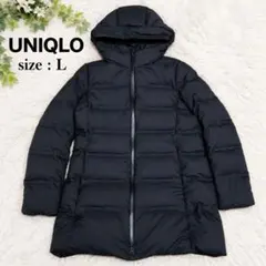 UNIQURO ユニクロ シームレス ロングダウンコート L ブラック