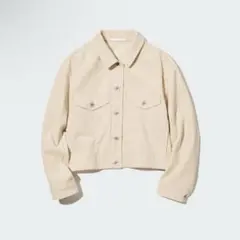 ユニクロ コーデュロイクロップドジャケット